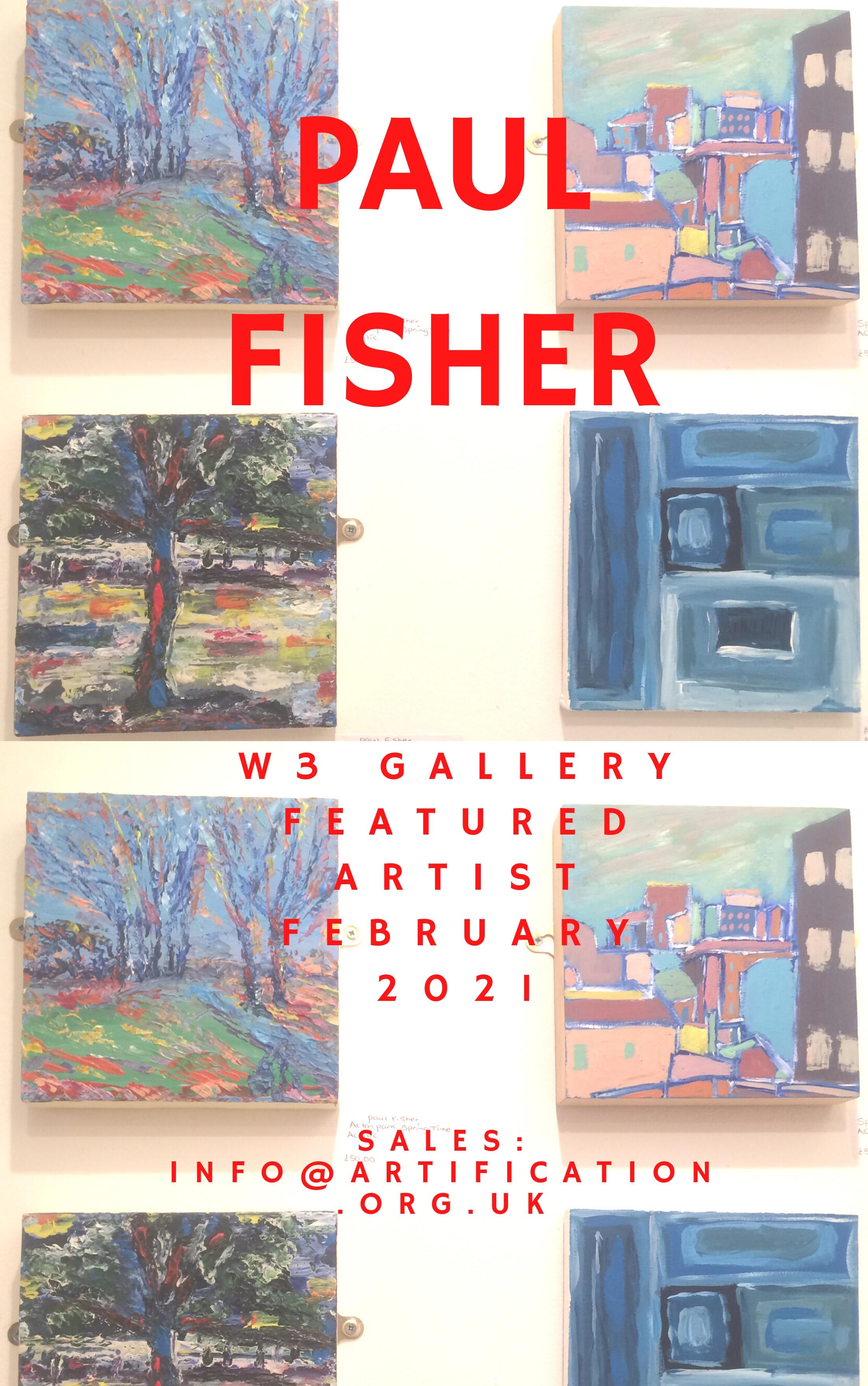 Paul Fisher solo art exhibition